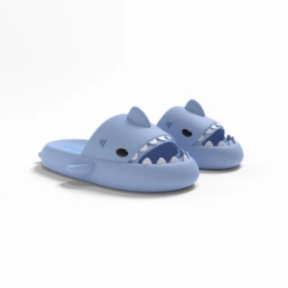 Light Blue CloudySharks Shark Slides - Picture 1 of 3